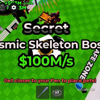 Cosmic Skeleton Boss - Steal An Egg