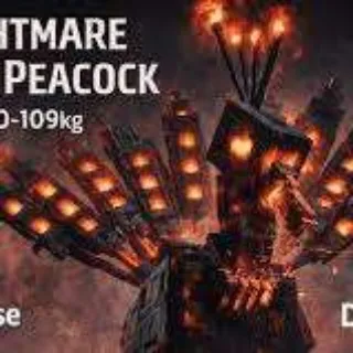COLLOSAL PEACCOCK 100KG+ - GROW A GARDEN
