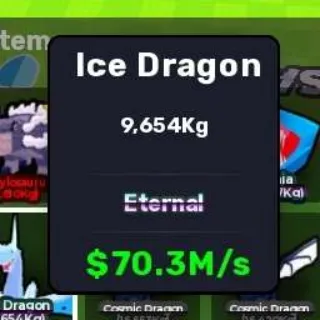 Eternal Ice Dragon ($70.3m/s) - Steal An Egg