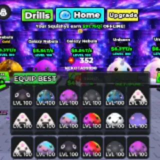 40x (RANDOM) SECRET SQUISHY    DRILL BLOCK FOR DUMPLING SQUISHY (ALL MAX LEVEL)