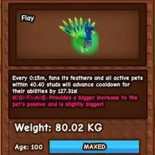 TITANIC PEACOCK 80KG - GROW A GARDEN