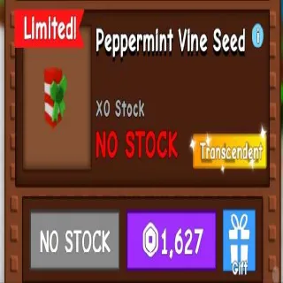 3X PEPPERMINT VINE SEED - GROW A GARDEN