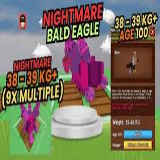 5X NIGHTMARE BALD EAGLE 38-39KG - GROW A GARDEN