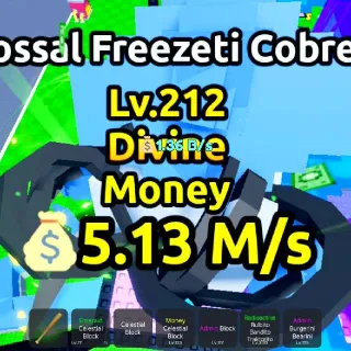 5X COLLOSAL FREEZETI COBRETTI 💰5.13m/s - ESCAPE TSUNAMI FOR BRAINROT