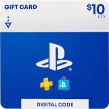 $10 PlayStation Store Gift Card (US Region).