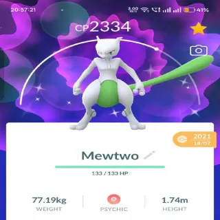 Shiny Mewtwo 2021