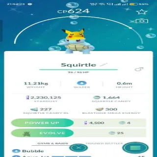 Shiny Squirtle Pika Hat