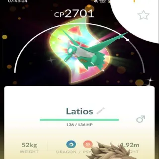 Shiny Latios With Mega