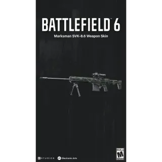 Battlefield 6 Marksman SVK-8.6 Weapon Skin (INSTANT DELIVERY)