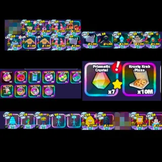 Spongebob Tower Defence - Bundle Of Units/Items/Gamepasses