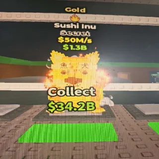 Gold Sushi Inu