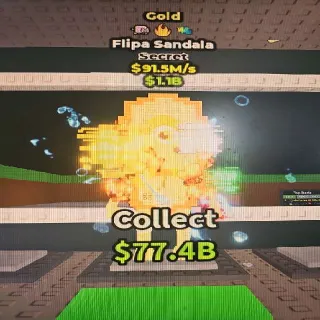 Gold Flipa Sandala