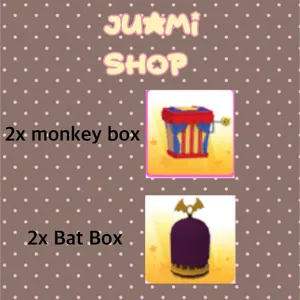 Monkey&Bat box Adopt Me