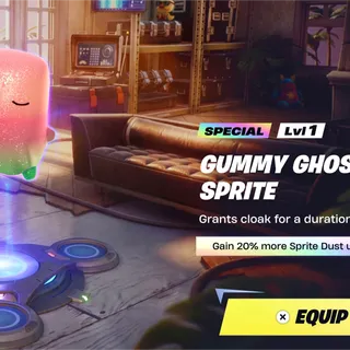 Gummy ghost sprite