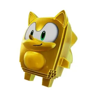 Gold sonic sprite