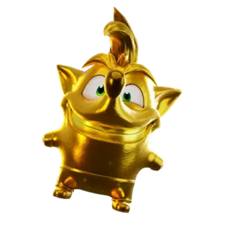 GOLD CRASH BANDICOOT