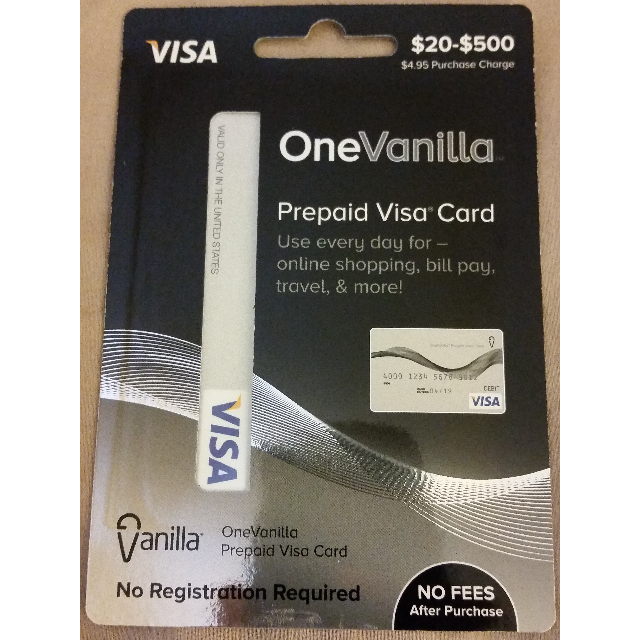 50 Onevanilla Visa Gift Card