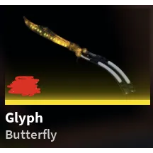 Knife Duels SECRET Glyph Butterfly