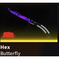Knife Duels SECRET Hex Butterfly
