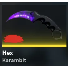 Knife Duels SECRET Hex Karambit