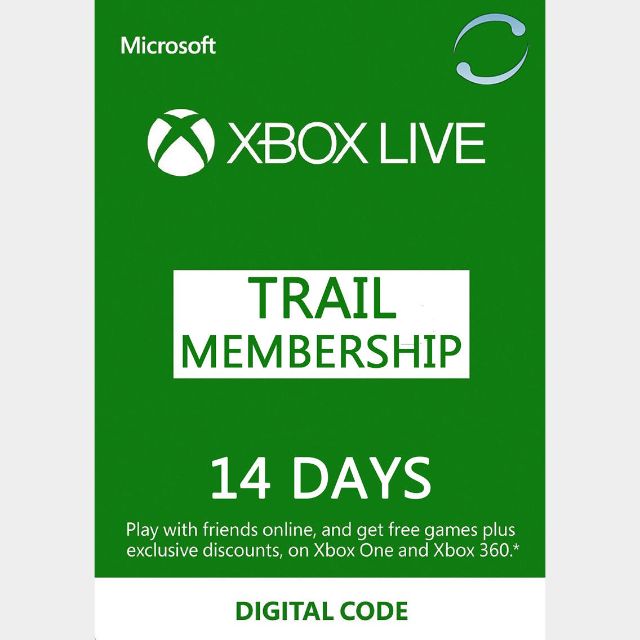 Xbox Live Gold Trial Code Xbox Live 14 Days Xbox Live Games Gameflip