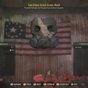 Tan Urban Scout Mask