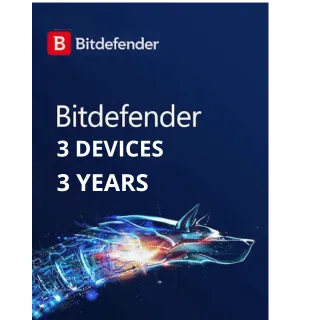 Bitdefender Total Security 3 Devices 3 Years