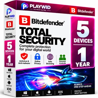 Bitdefender Total Security 5 Devices 1 Year