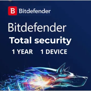 Bitdefender Total Security 1 Device 1 Year