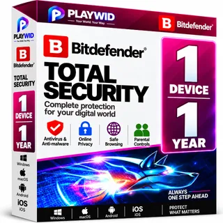 Bitdefender Total Security 5 Devices 1 Year