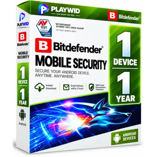 Bitdefender Mobile Security-1 Device/1 Year | Android