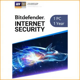 BITDEFENDER INTERNET SECURITY - 1-YEAR / 1-PC