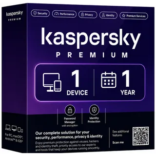KASPERSKY PREMIUM SECURITY 1 DEVICE  1 YEAR