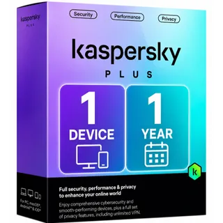 KASPERSKY PLUS  1 DEVICE  1 YEAR   PC, Android, Mac, iOS