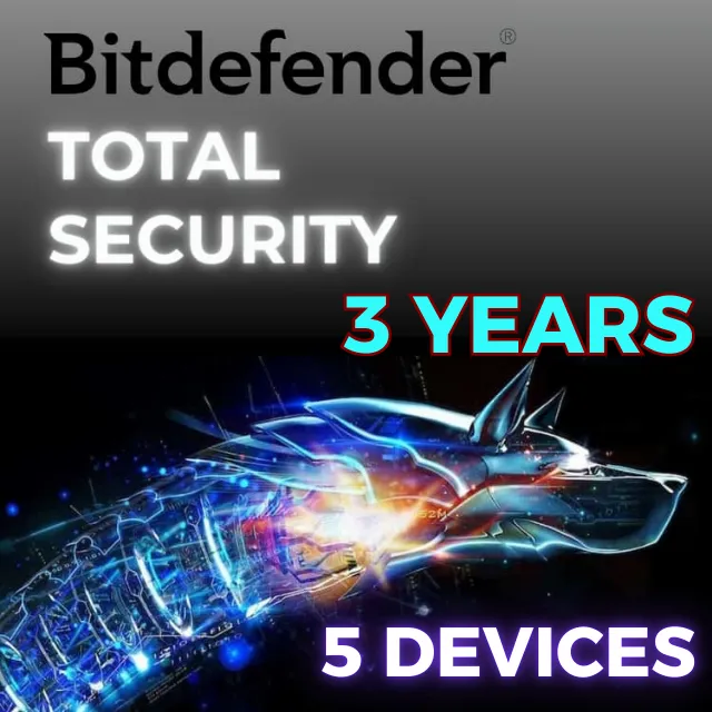 BITDEFENDER TOTAL SECURITY 5 DEVICES 3 YEARS - Antivirus Software ...