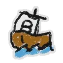 1 Built Ship Sticker