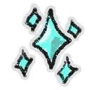 1 Diamond Cluster Sticker