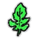 3 Lyrate Leaf Stickers