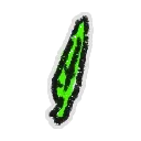 3 Lanceolate Leaf Stickers