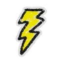 1 Lightning Sticker