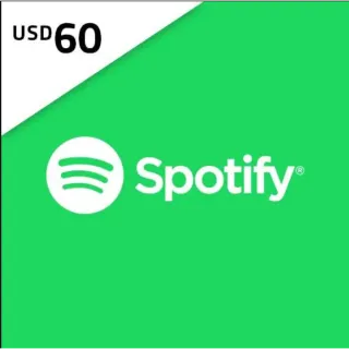 Spotify Gift Card $60.00 USD (USA ONLY) Exp. 12/30/9999 (UTC)