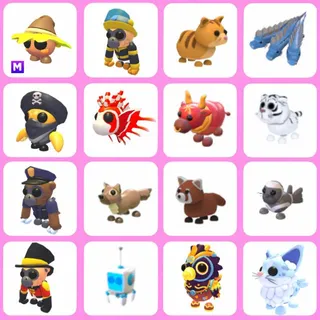 16X Random Pets - ADOPT ME 