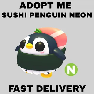 SUSHI PENGUIN NEON  -ADOPT ME 