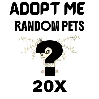 20X Random Pets | Fast Delivery | Adopt me 