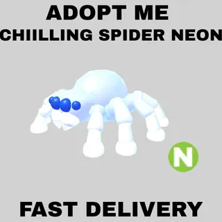 CHILLING SPIDER NEON   -ADOPT ME 