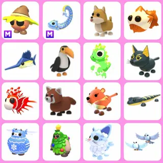 16X Random Pets - ADOPT ME 