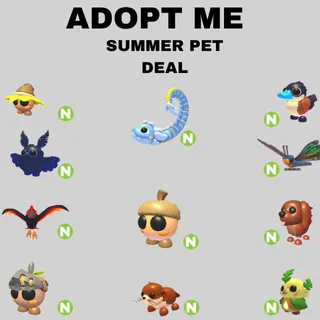 SUMMER PET DEAL NEON  -ADOPT ME 