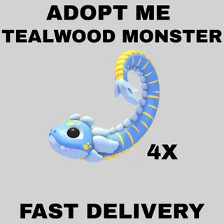 TEALWOOD MONSTER 4X  -ADOPT ME 