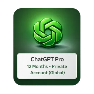 ChatGPT Pro 12 Months – Private Account (Global) | 1-Year Personal Subscription