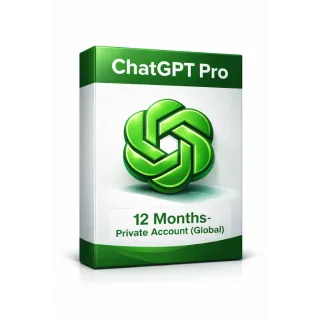 ChatGPT Pro 12 Months – Private Account (Global) | 1-Year Personal Subscription